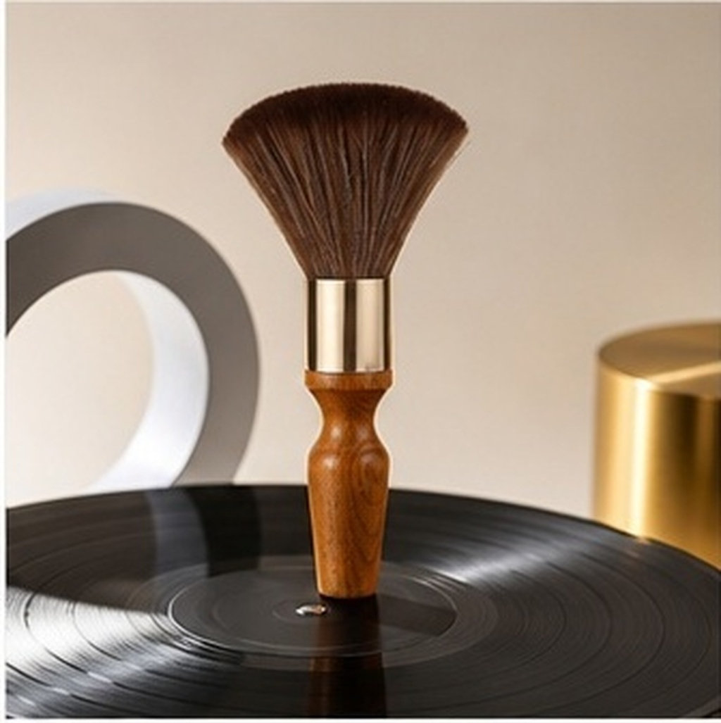 Vinyl Record Cleaner - Reinigungsbürste für Schallplatten, CD-Albums und Plattenspieler,