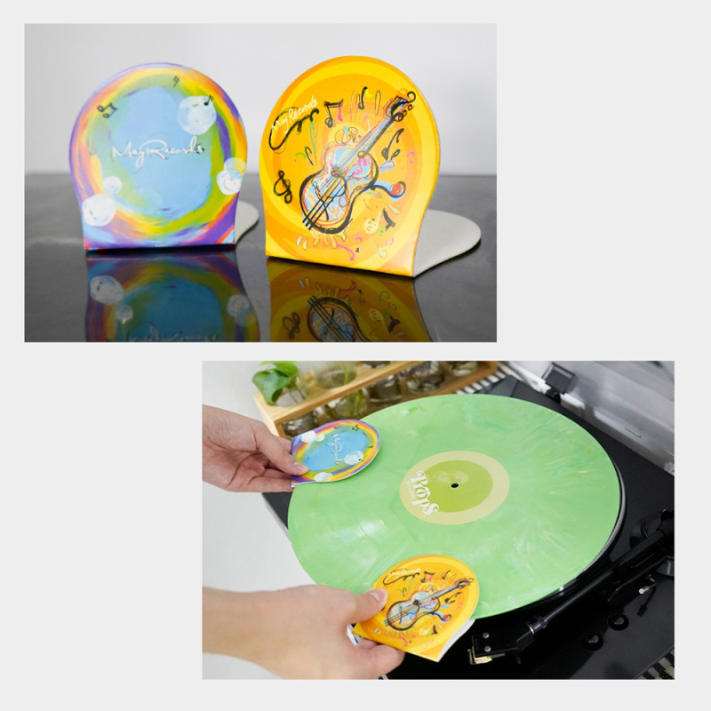 Vinyl Record Cleaner - 2 stücke Platten reiniger Handler Mitt