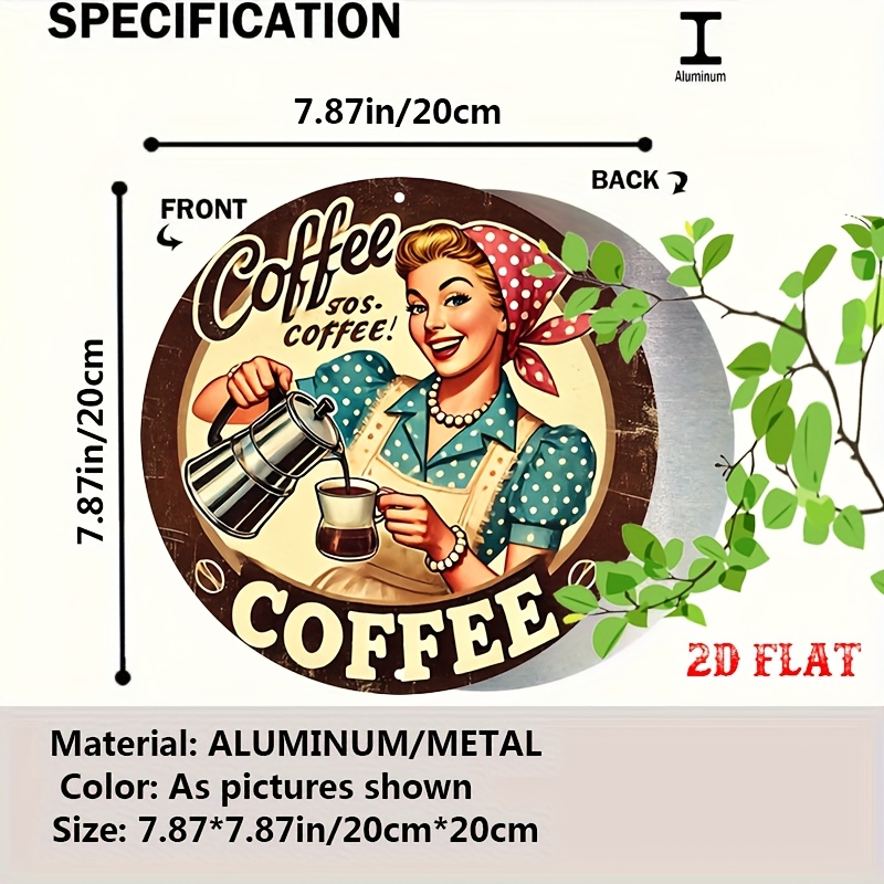 [2D Flat] 1 Stück Retro rundes – Vintage Collectible Plates Bewertung und Preis