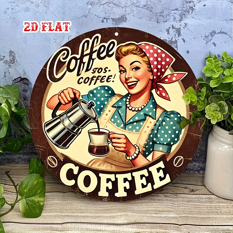 [2D Flat] 1 Stück Retro rundes – Vintage Collectible Plates Bewertung und Preis