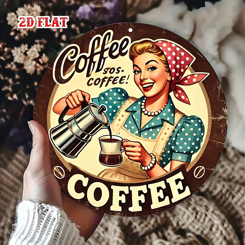[2D Flat] 1 Stück Retro rundes – Vintage Collectible Plates Bewertung und Preis