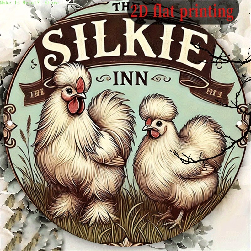 Vintage The Silkie Inn rundes  – Vintage Collectible Plates Bewertung und Preis