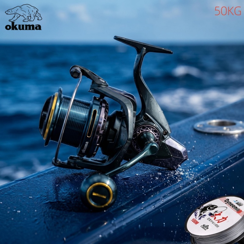 OKUMA Vollmetall-Spinnrolle fü – Developing Tank Reel Bewertung und Preis